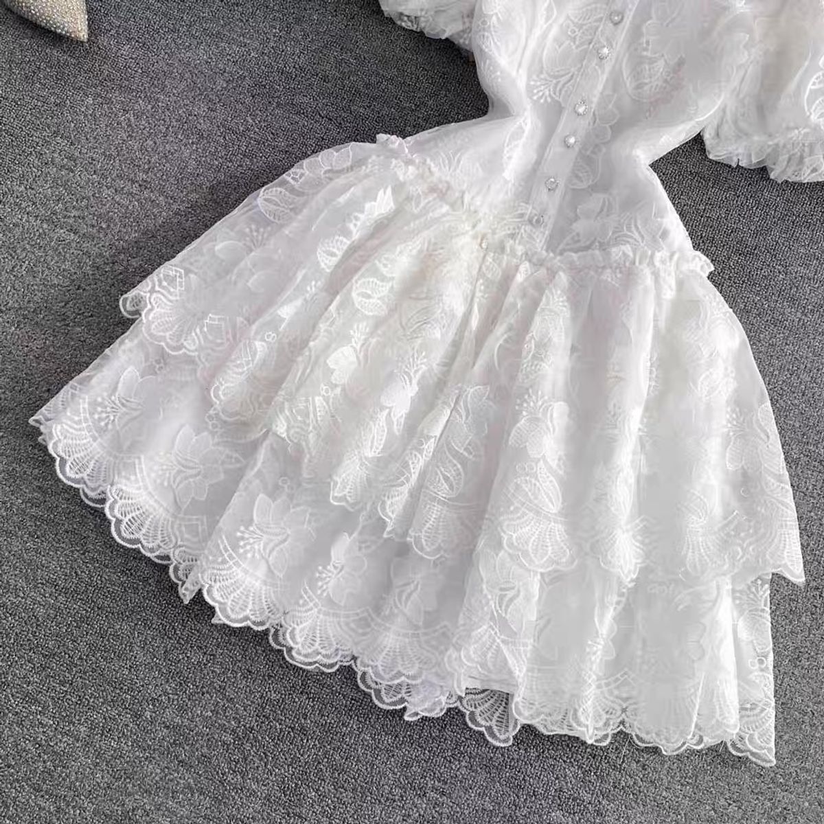 Princess treatment  mini lace dress FD90 image