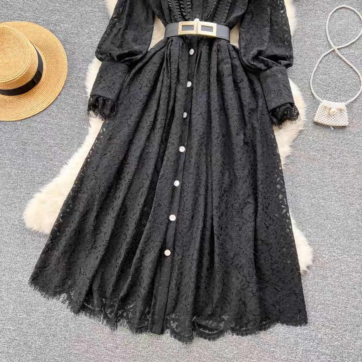 Kindly adventures little lace dress FD128 image