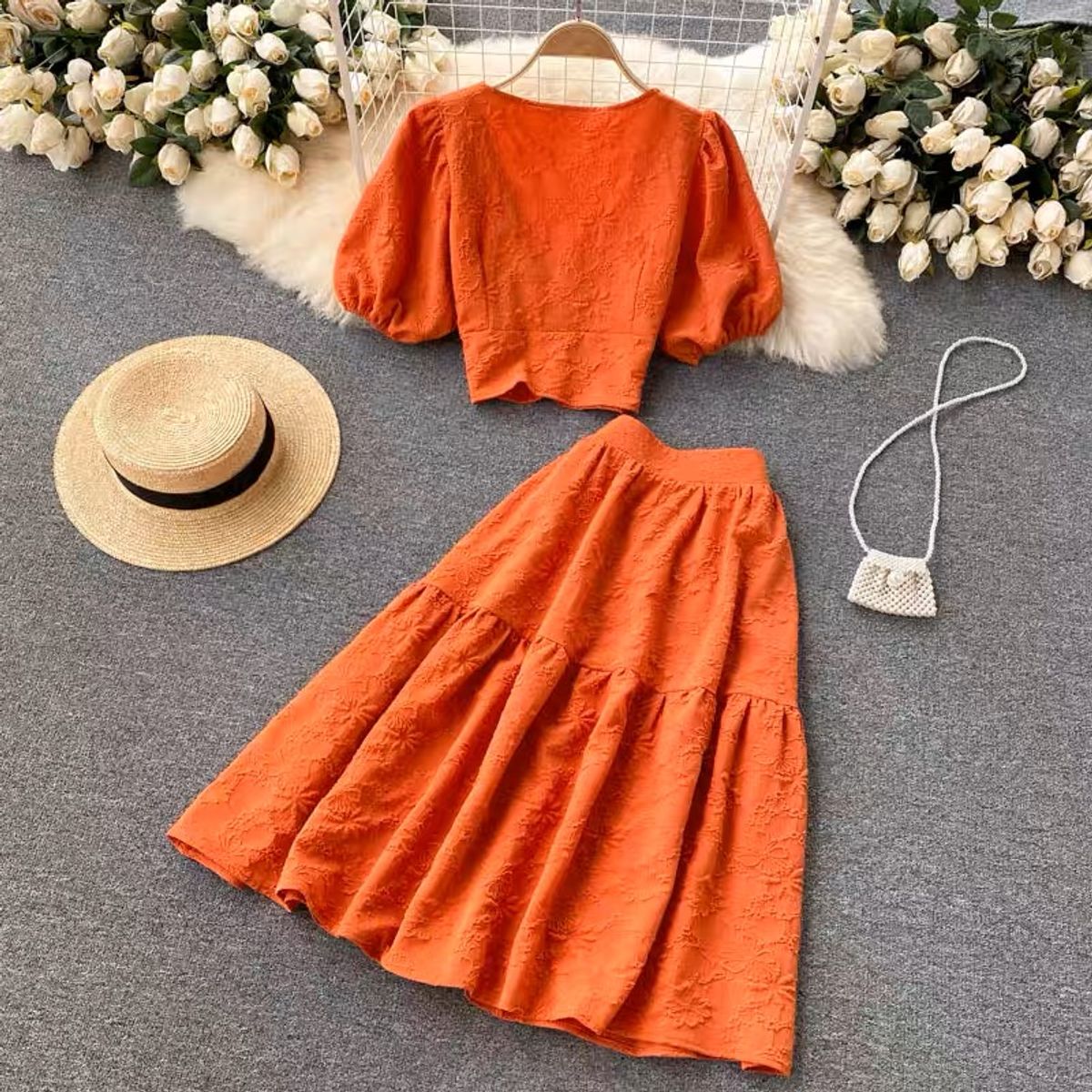 Hard currency ruched set TPZZ2019 image