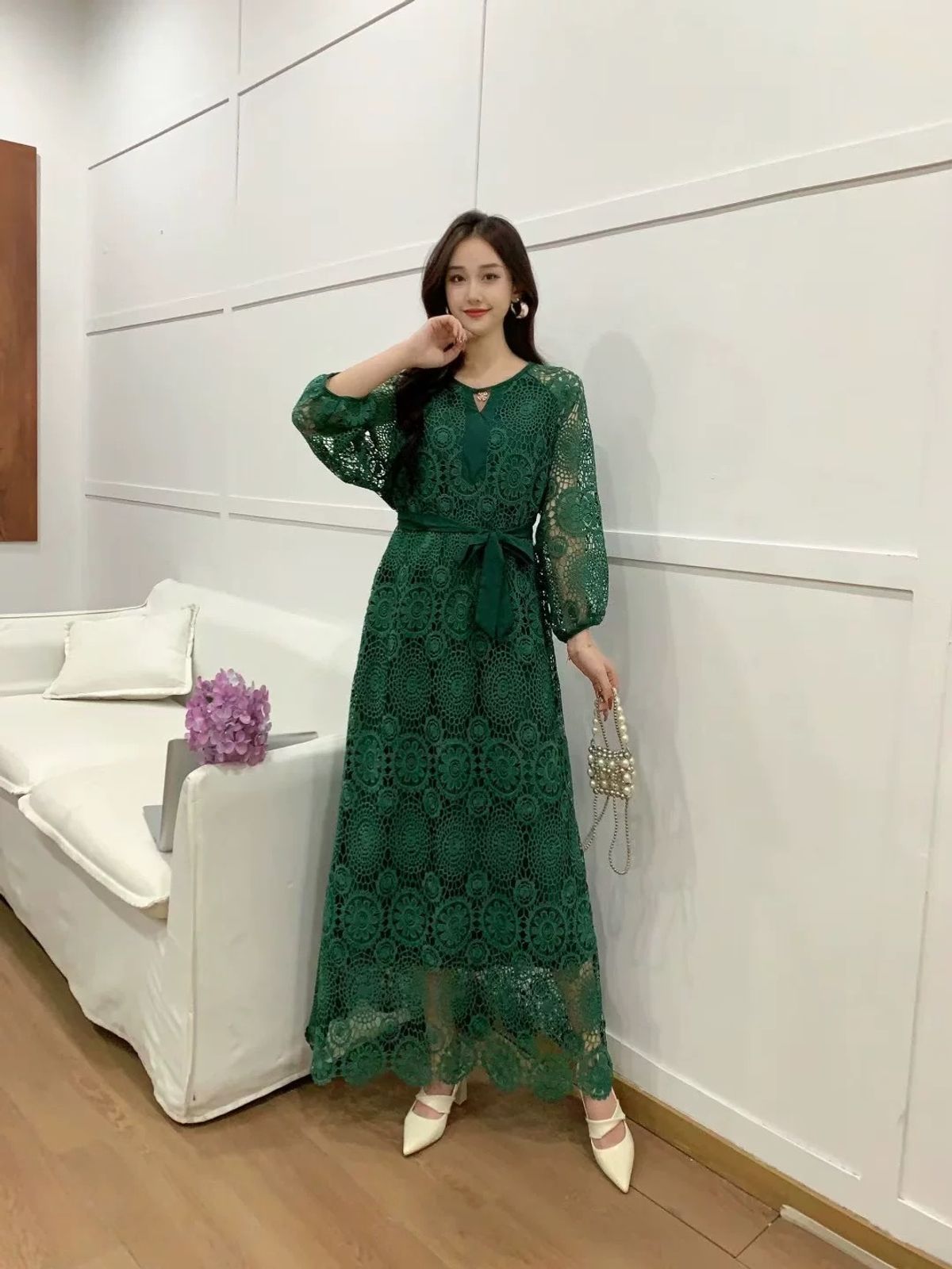 Faith around me lace dress FD781 image