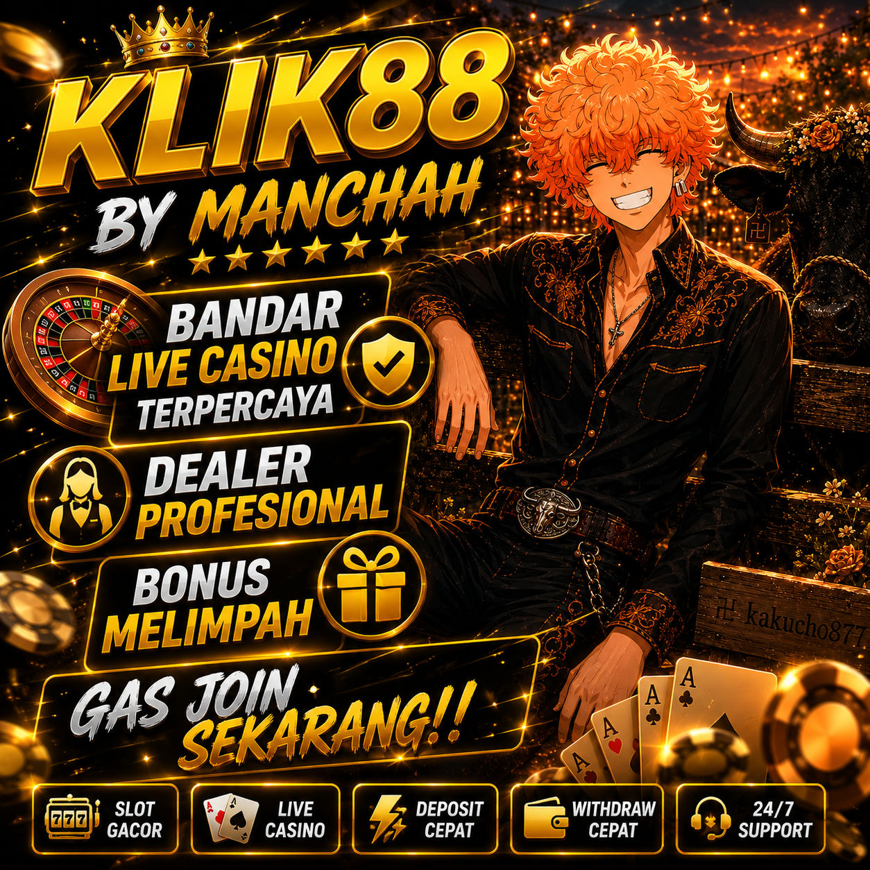 KLIK88: Situs Bandar Live Casino Terpercaya Bersama Dealer Profesional Hari Ini