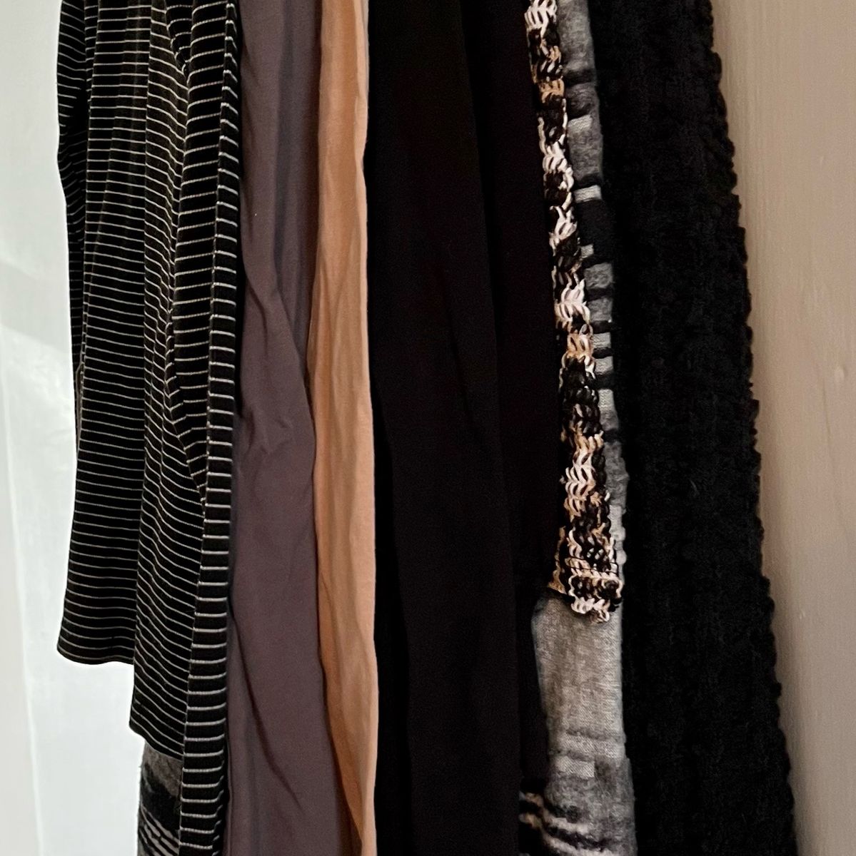 Neutral/animal print tops