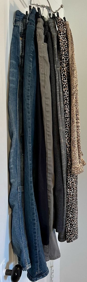 Neutral/animal print bottoms