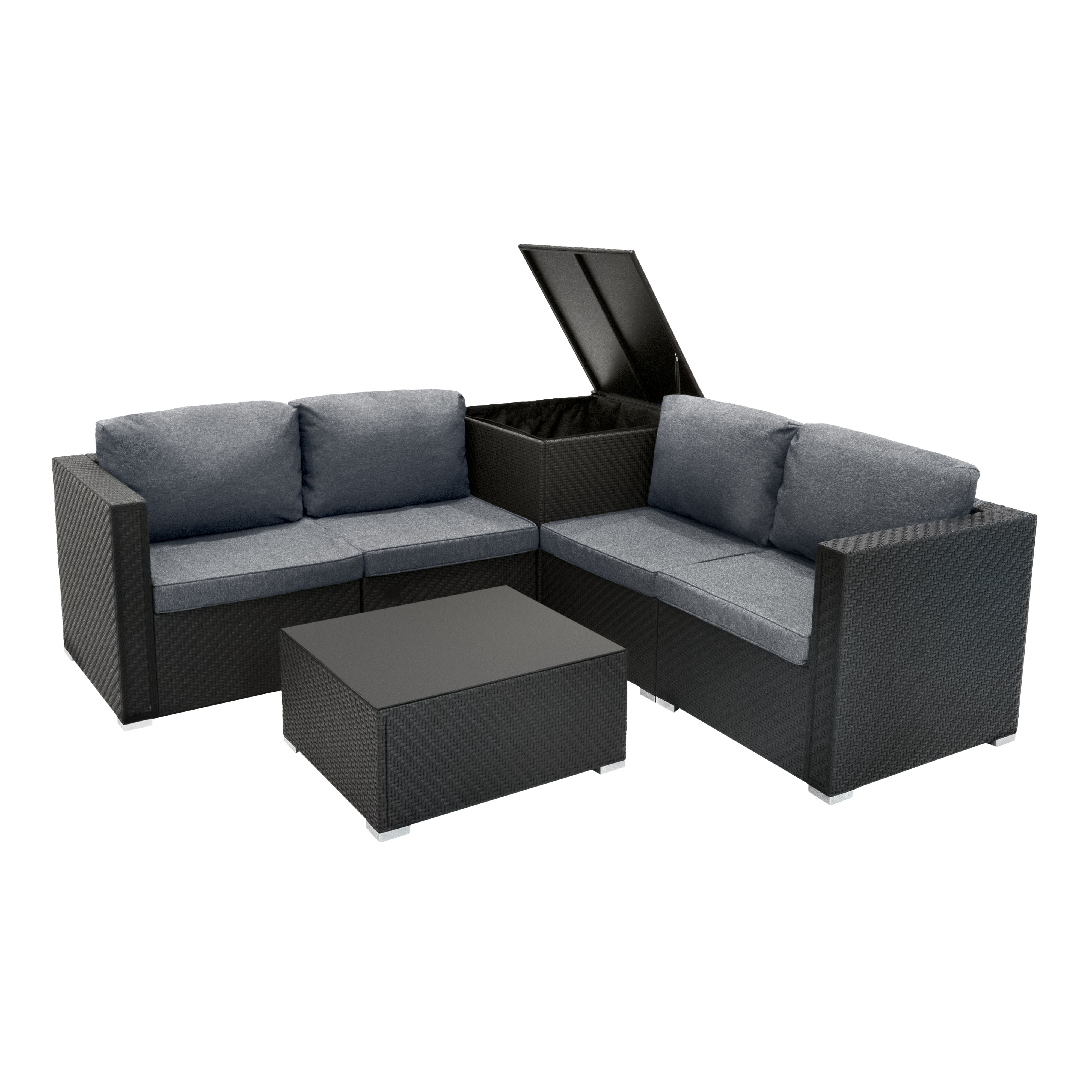 Rattan Modular 6pcs Furniture Set