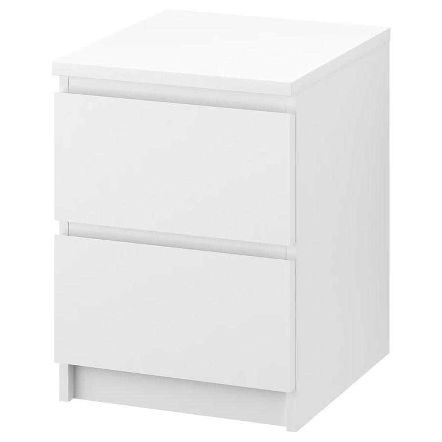 IKEA MALM Chest of 2 Drawers Setup