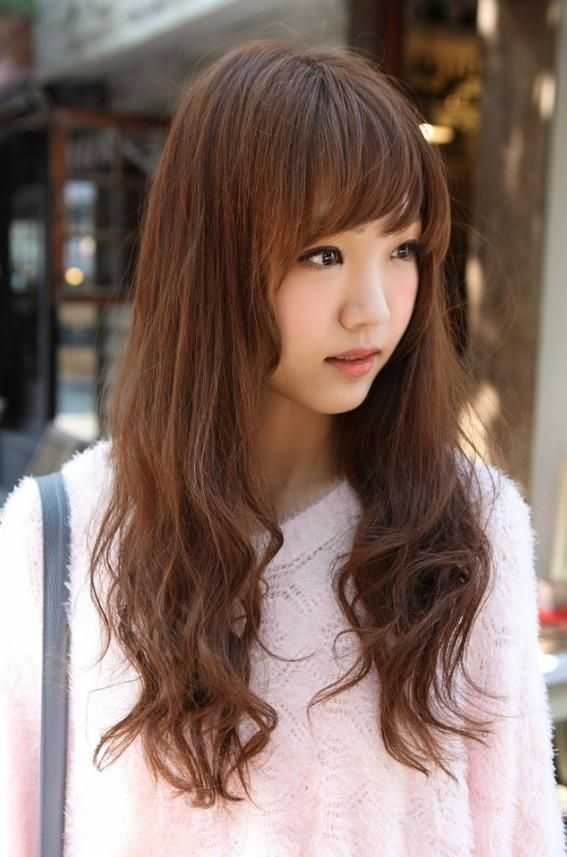 Korean Girls Long Hairstyle – Hairstyles Weekly In Long Hairstyles Korean (Gallery 12 of 15)