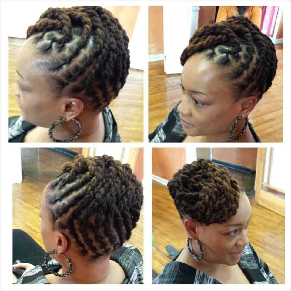 She Used Jbco On A Twa Twist Out, But The Style She Got Out Of It Intended For Loc Updo Hairstyles (Gallery 2 of 15)