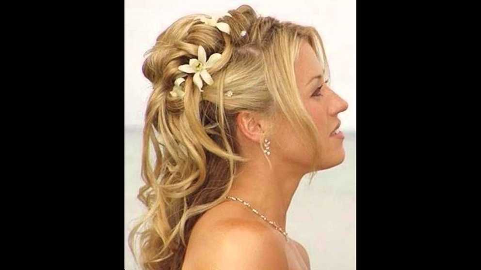 Current Partial Updo Wedding Hairstyles Inside Partial Updo Wedding Hairstyles – Partial Updos For Weddings : Updos (Gallery 1 of 15)