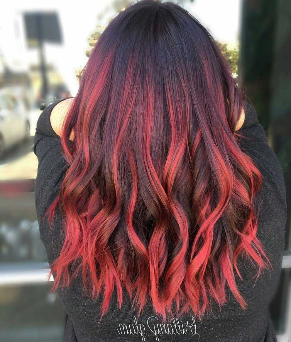Featured Photo of Red And Black Medium Hairstyles