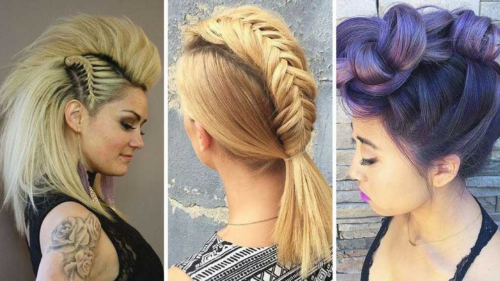 2018 Faux Hawk Hairstyles For Women – Womens Faux Hawk Updo – Youtube With Fashionable Unique Updo Faux Hawk Hairstyles (Gallery 1 of 20)