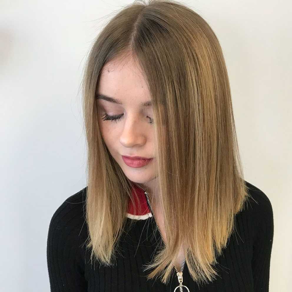 Well Known Center Part Medium Hairstyles Inside 24 Flattering Middle Part Hairstyles In 2019 (Gallery 3 of 20)