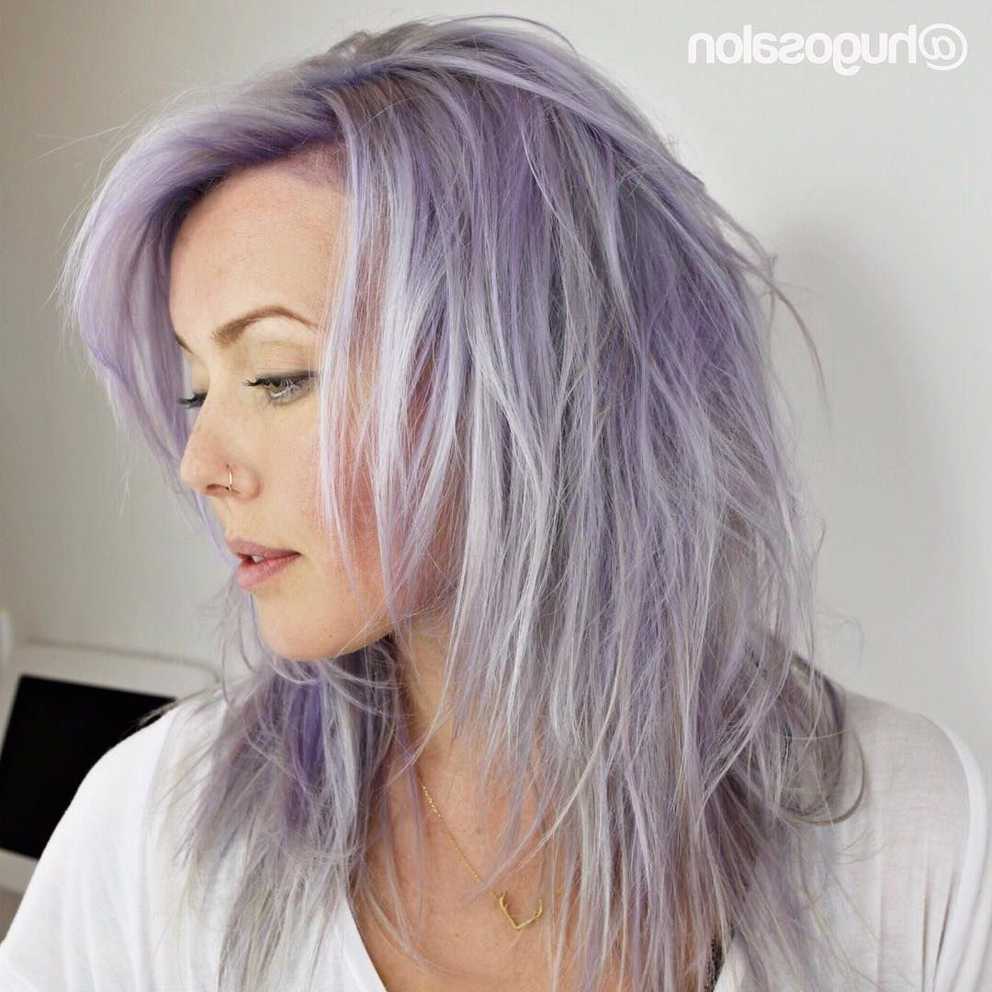 [%well Known Purple Medium Hairstyles In 30 Edgy Medium Length Haircuts For Thick Hair [october, 2018]|30 Edgy Medium Length Haircuts For Thick Hair [october, 2018] Pertaining To Most Current Purple Medium Hairstyles%] (Gallery 12 of 20)