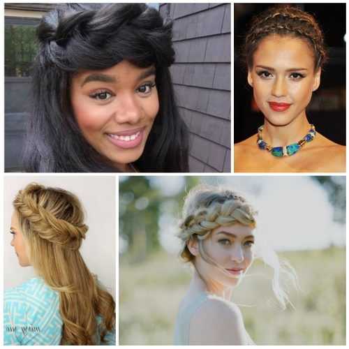 Halo Braided Hairstyles With Long Tendrils (Photo 4 of 20)