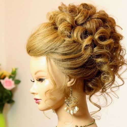Curly Updos For Medium Hair (Photo 12 of 15)