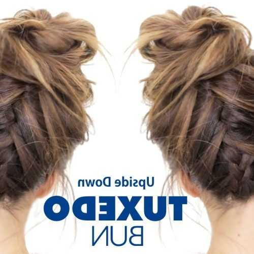 Messy Rope Braid Updo Hairstyles (Photo 9 of 20)