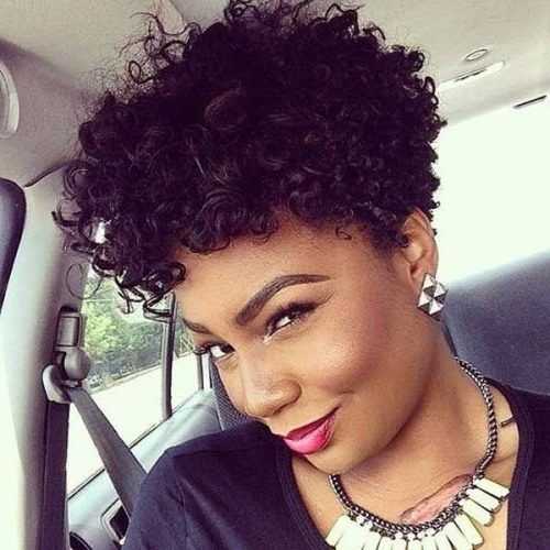 Short Black Hairstyles For Curly Hair (Photo 3 of 15)
