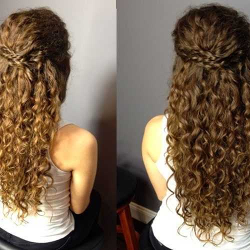 Naturally Curly Hair Updo Hairstyles (Photo 1 of 15)