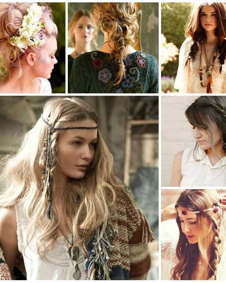 15 Inspirations Boho Updos for Long Hair