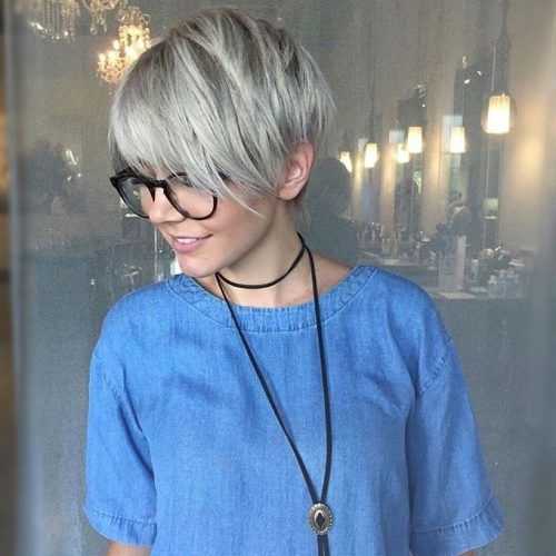 Choppy Pixie Haircuts With Blonde Highlights (Photo 20 of 20)