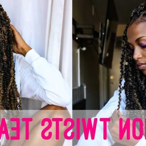 Long Twists Invisible Braids With Highlights (Photo 20 of 20)