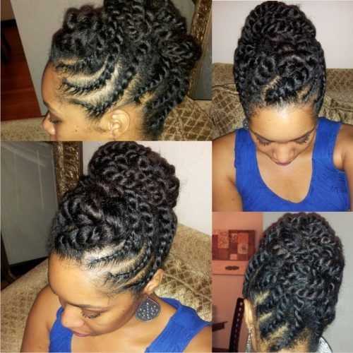 Braids And Twist Updo Hairstyles (Photo 2 of 15)