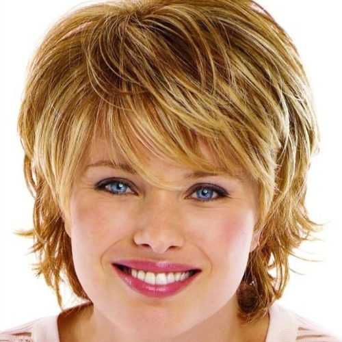 Short Hairstyles For Heavy Round Faces (Photo 4 of 20)