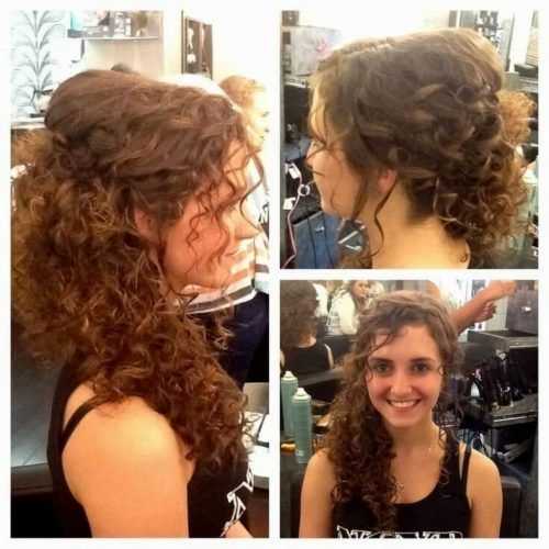 Naturally Curly Hair Updo Hairstyles (Photo 3 of 15)