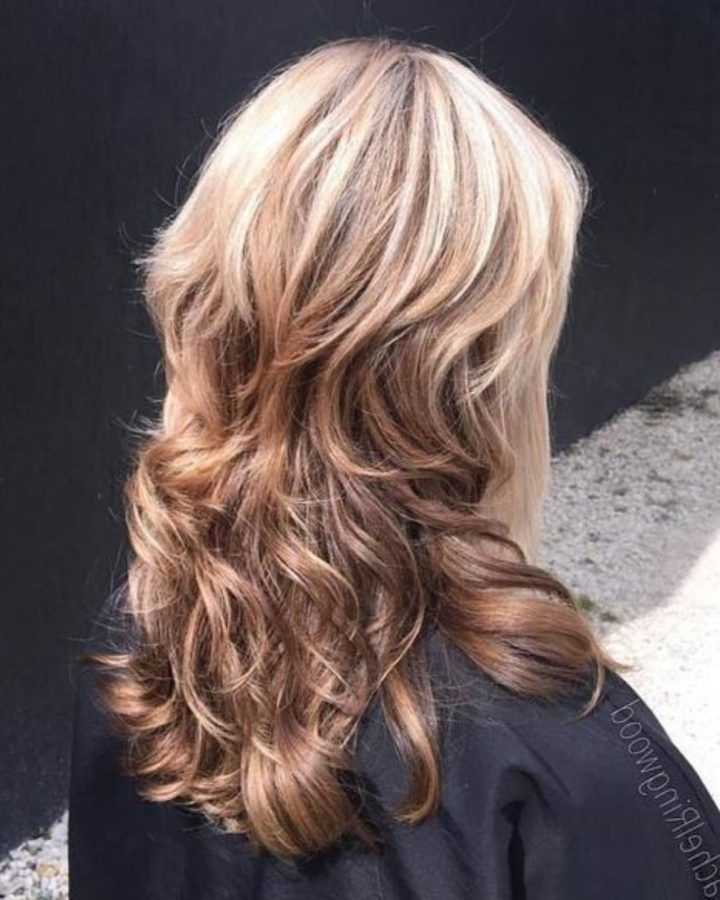 Waterfall of Curls Shag Long Hairstyles