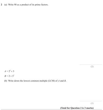 Question image for GCSE Maths - Higher Summer 2024 Paper 2 question ...