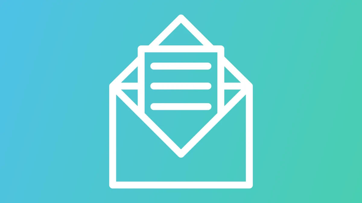 Ícone do envelope de email