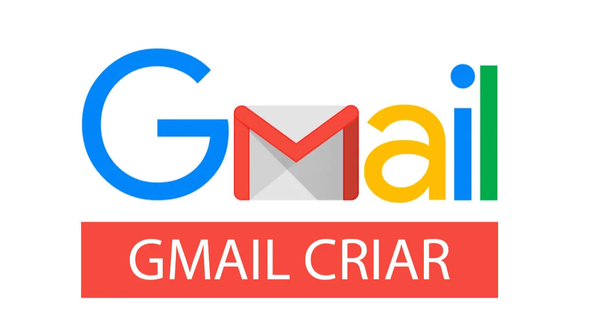 Logo do Gmail com texto de criar
