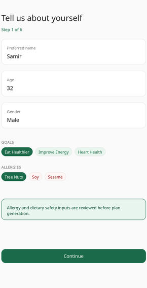NutriAI - AI Meal Planner Flutter App