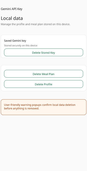 NutriAI - AI Meal Planner Flutter App