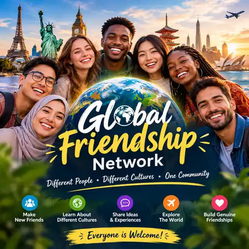MEET PEOPLE AROUND THE WORLD 🌎 — friendship WhatsApp Group
