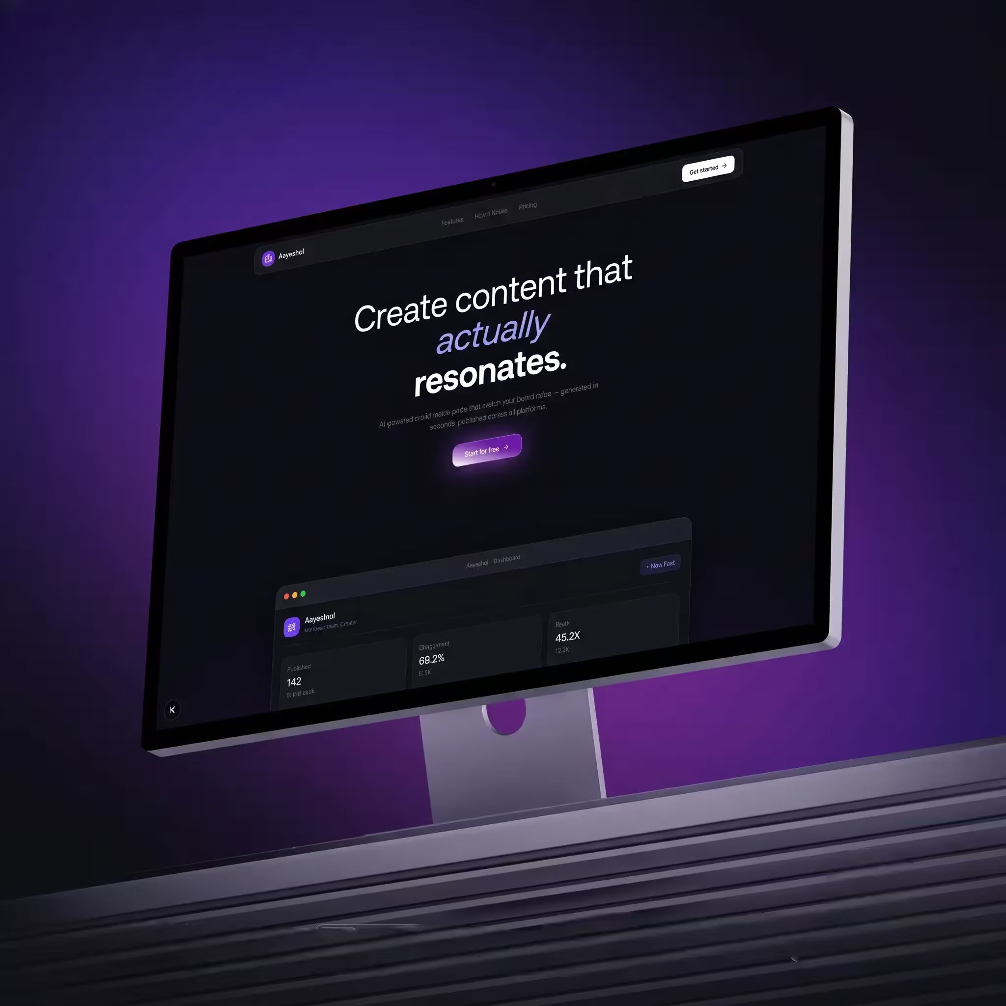 Aayeshol — AI-powered social media management platform