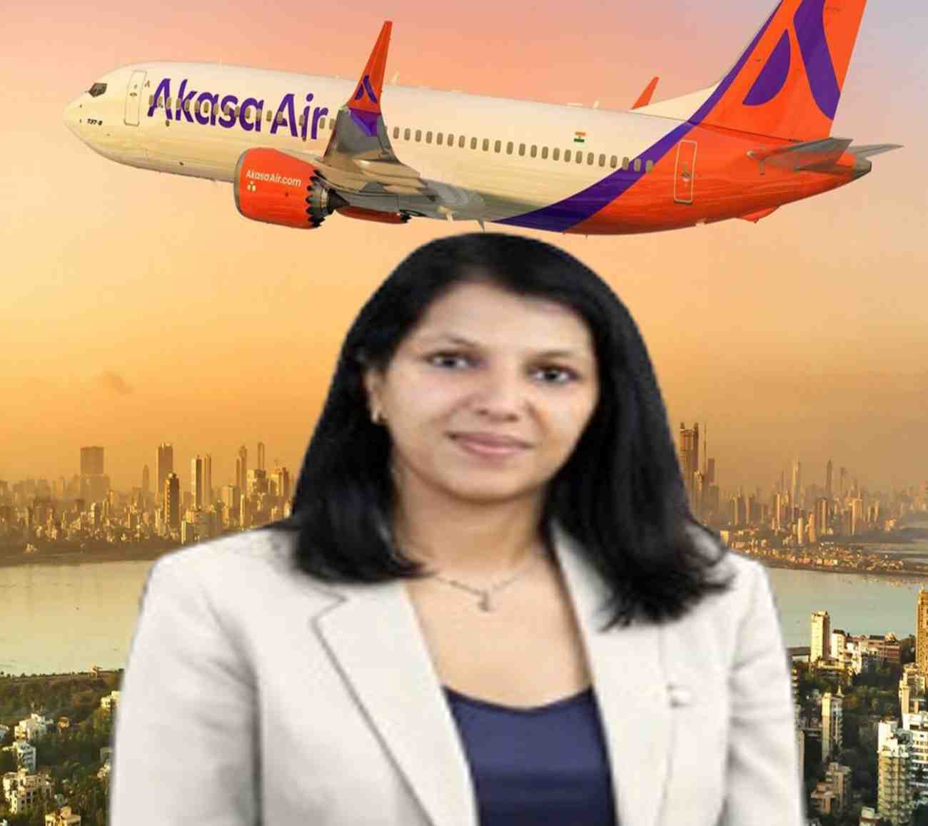 Neelu Khatri, co-founder of Akasa Air and aviation industry leader.