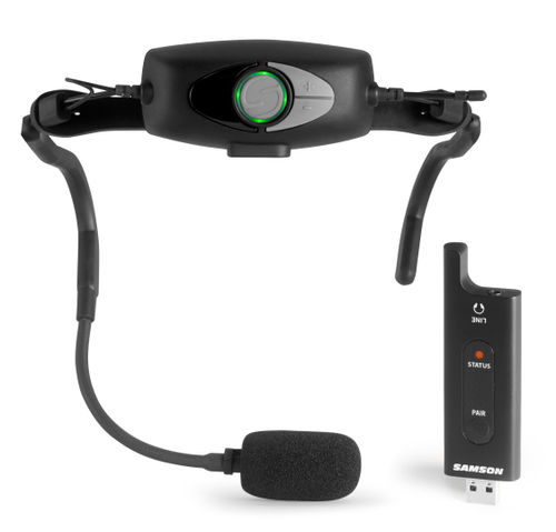 SAMSOM WIRELESS SYSTEMS – GO MIC MOBILE HANDHELD SYSTEM – Micrófono  inalámbrico para teléfonos móviles ,Sistema inalámbrico para Smartphones,  tablets, cámaras y PCs. Receptor Dual, con emisor de micrófono de mano. –  dBS