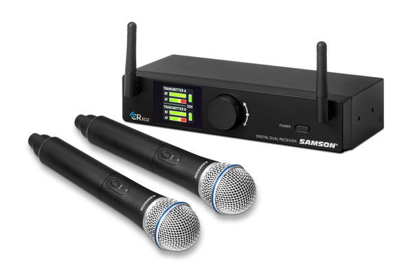 CONCERT XD2 Receiver and 2 handheld transmitters