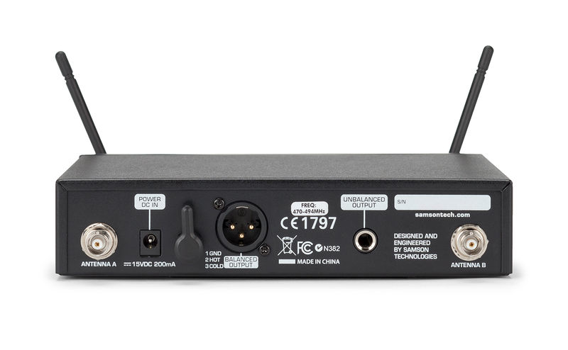 Concert 99/AirLine 99 Receiver CR99 rear panel