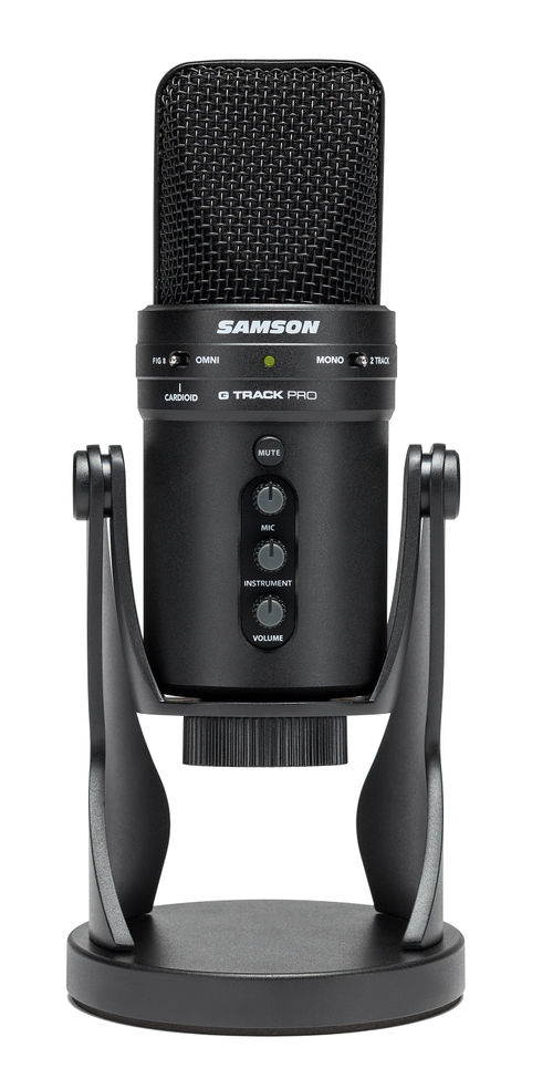  Samson Technologies Q2U USB/XLR Dynamic Microphone Recording  and Podcasting Pack (Includes Mic Clip, Desktop Stand, Windscreen and  Cables), silver : Musical Instruments