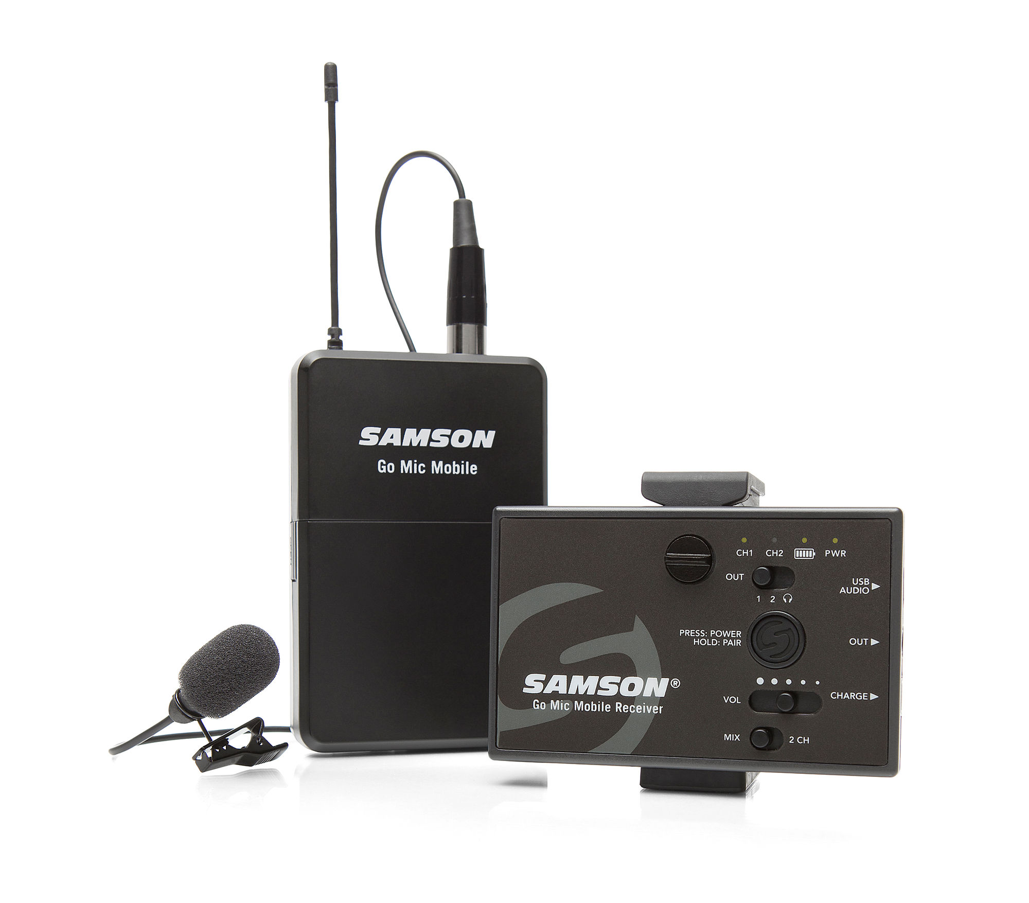 Sistema De Microfono Inalambrico P/ Celulares Samson Gmmslav