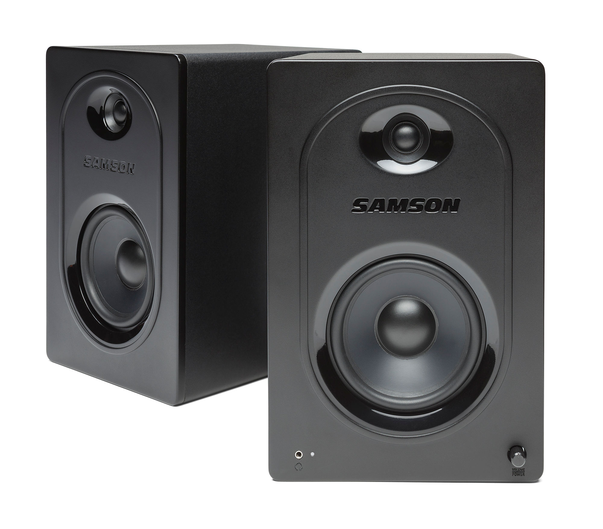 Samson MediaOne M50 – Monitores de estudio autoamplificados – Music Hall