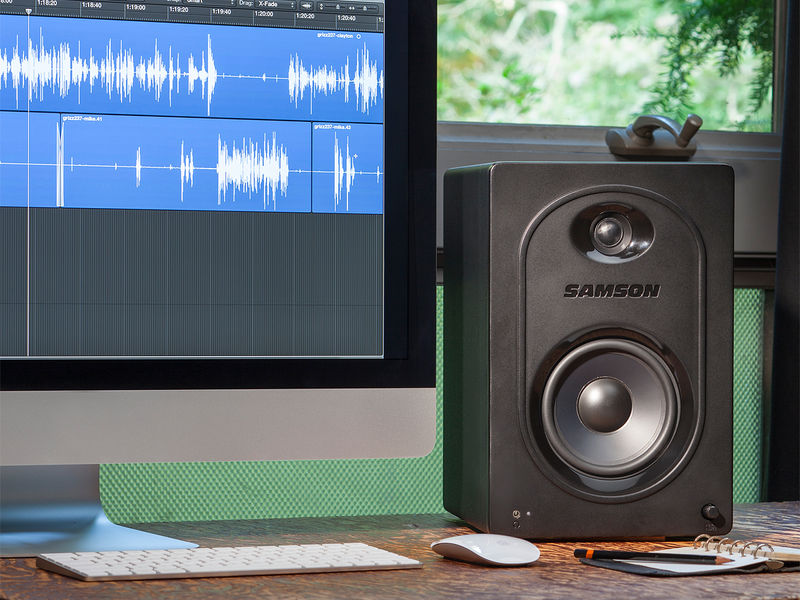 Samson MediaOne M50 – Monitores de estudio autoamplificados – Music Hall