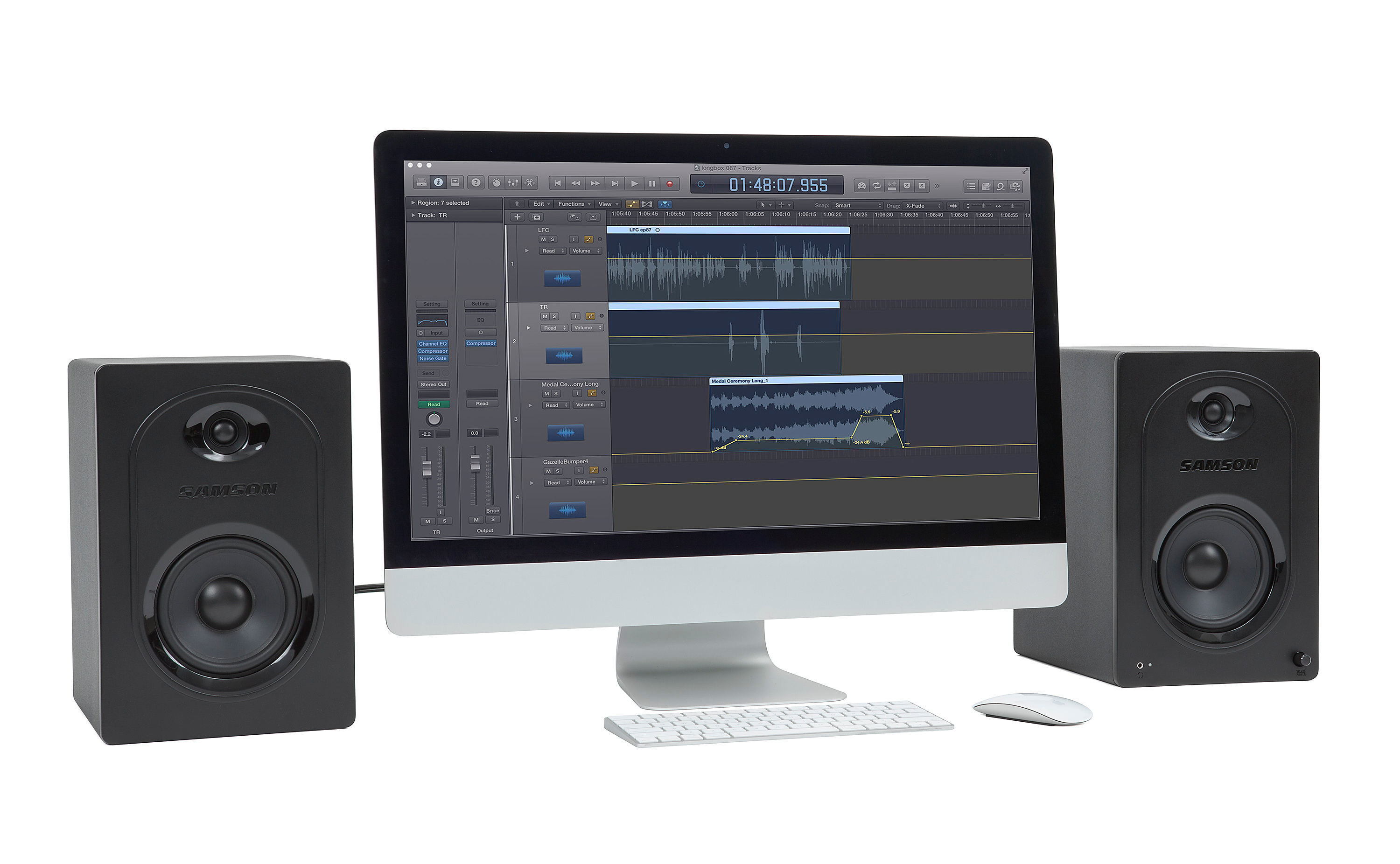 Samson mediaone m50 powered studio monitors sales