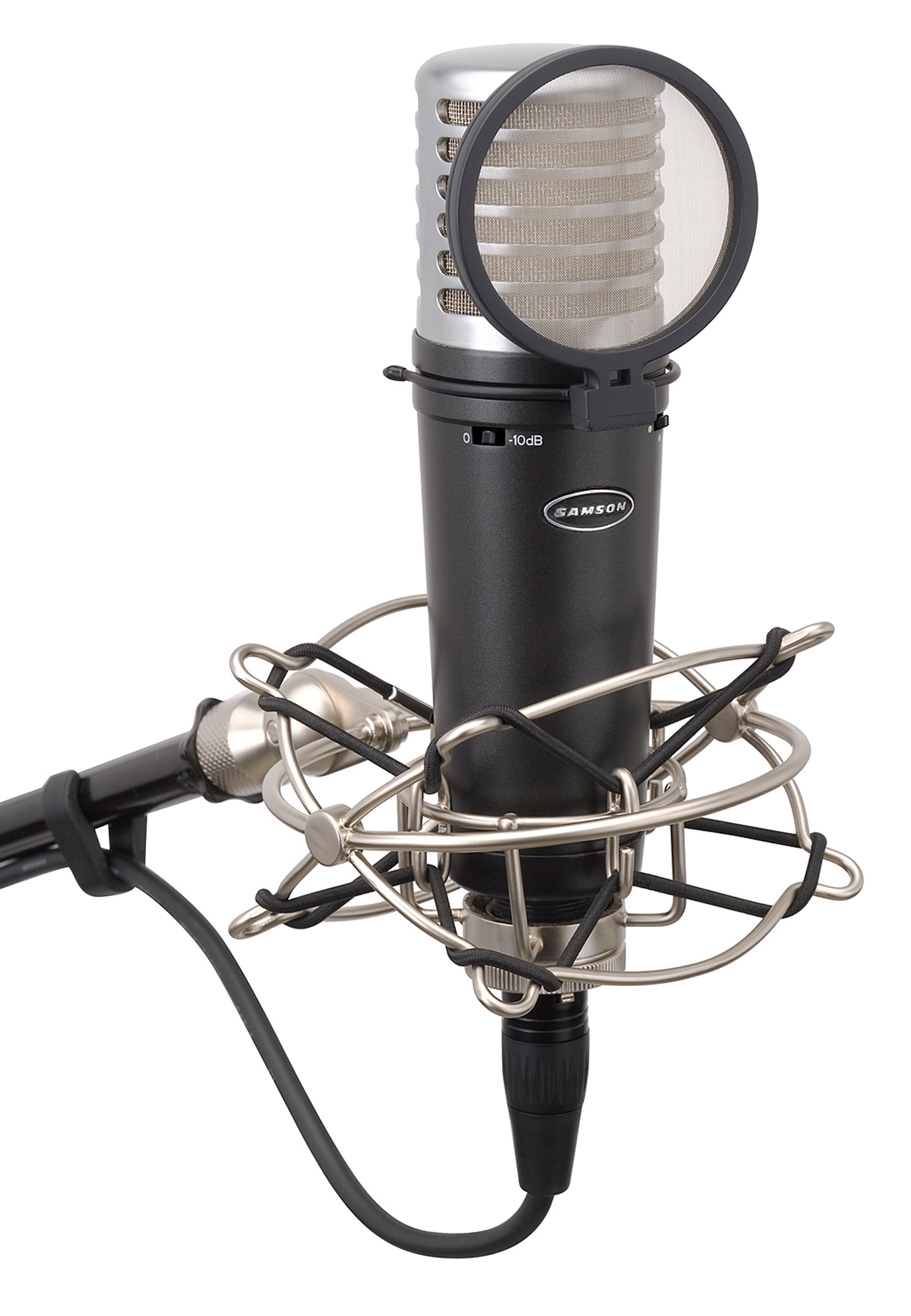 MTR231a with shockmount and pop filter