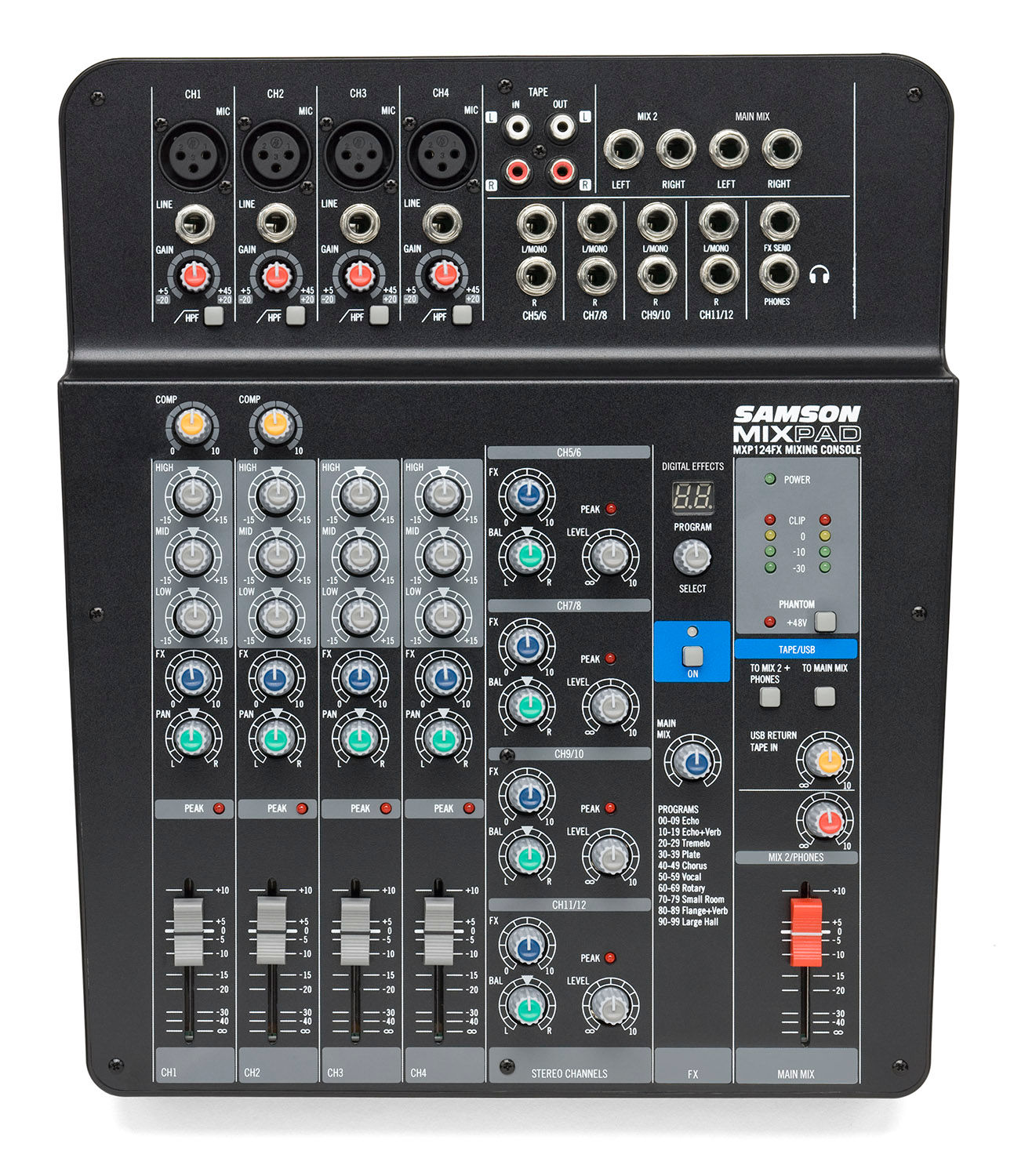 純正格安★SAMSON サムソン MixPad MXP144FX 14インプット アナログ ステレオ ミキサー ★新品送料込 ミキサー