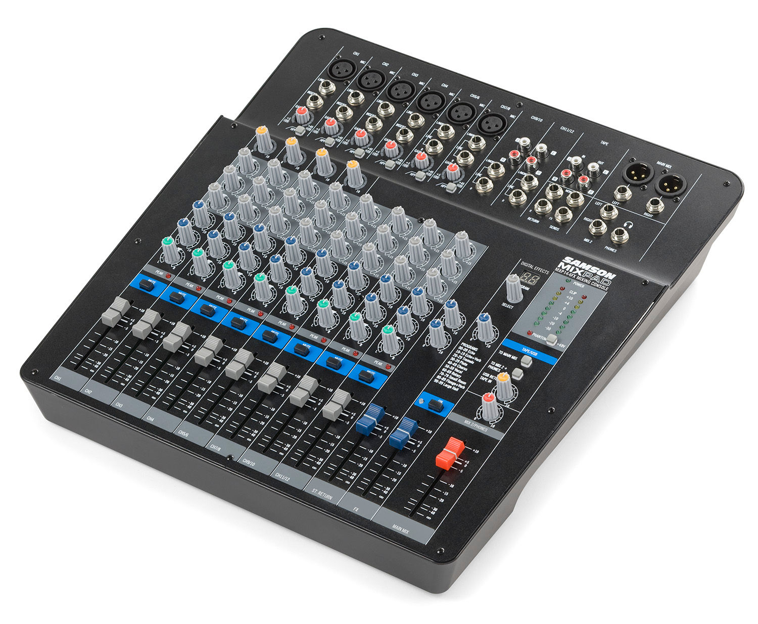 安い買蔵★SAMSON サムソン MixPad MXP144FX 14インプット アナログ ステレオ ミキサー ★新品送料込 ミキサー