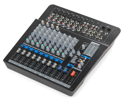 MX 4 Channel Audio Mixer – Basic Sound Mixing Console with Bluetooth USB  48V Phantom Power. Use for Basic audio learning set-up (NOT FOR RECORDING  or