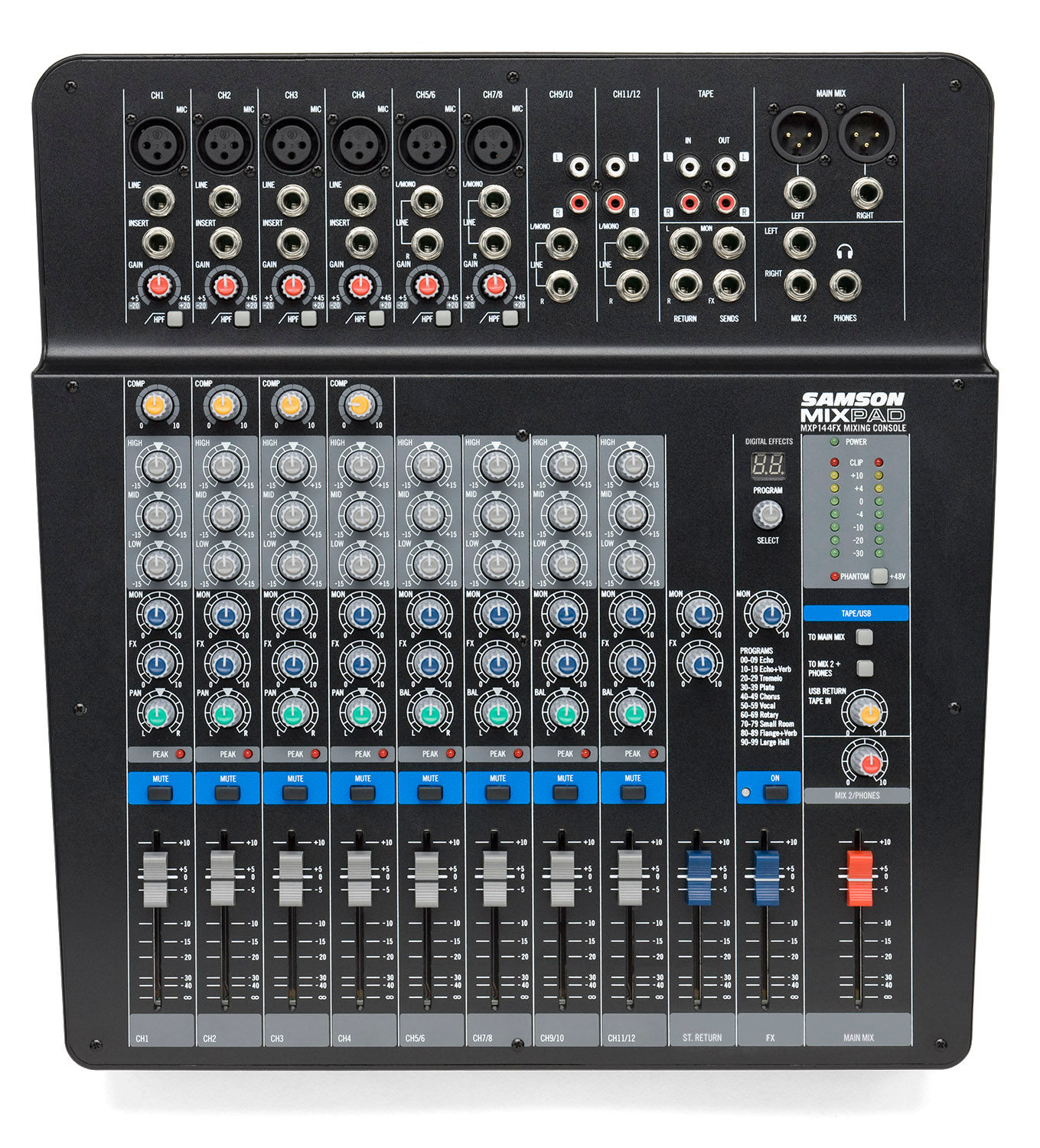 安い買蔵★SAMSON サムソン MixPad MXP144FX 14インプット アナログ ステレオ ミキサー ★新品送料込 ミキサー