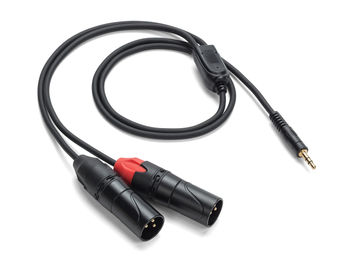 Male XLR to 3.5mm stereo cable